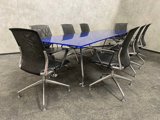 Vitra meda/ tecno nomos - 8 persoons design set 280x100 - afbeelding 1 van  32