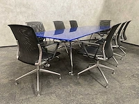 Vitra meda/ tecno nomos - 8 persoons design set 280x100 - afbeelding 1 van  32