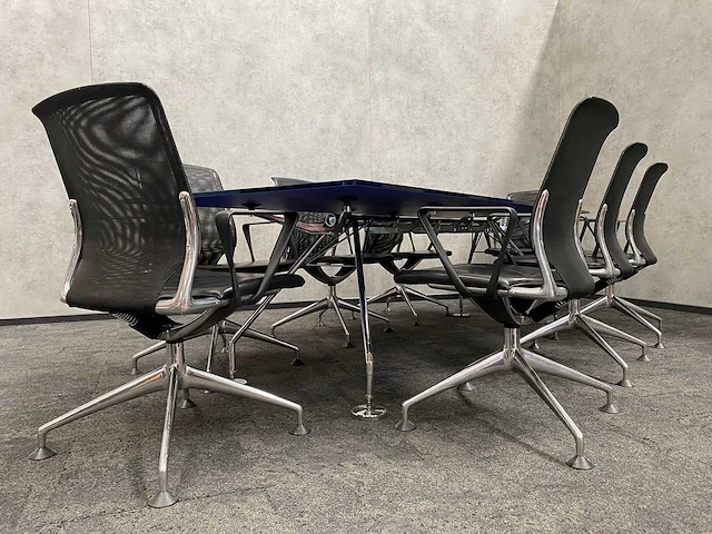 Vitra meda/ tecno nomos - 8 persoons design set 280x100 - afbeelding 25 van  32
