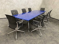 Vitra meda/ tecno nomos - 8 persoons design set 280x100 - afbeelding 26 van  32