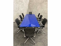 Vitra meda/ tecno nomos - 8 persoons design set 280x100 - afbeelding 28 van  32