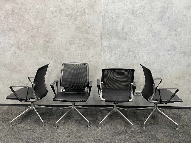 Vitra meda/ tecno nomos - 8 persoons design set 280x100 - afbeelding 31 van  32