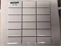 Vitra metrotiles glans wit mozaïektegel 30x30 cm 10 m² - afbeelding 1 van  3