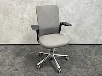 Vitra pacific - bureaustoel - grijs, chroom - afbeelding 1 van  13