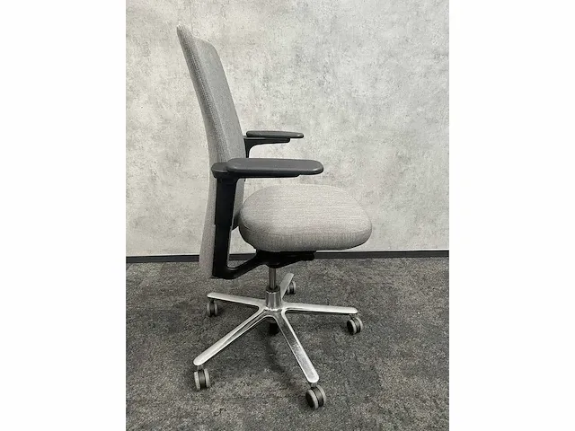 Vitra pacific - bureaustoel - grijs, chroom - afbeelding 6 van  13