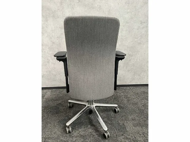 Vitra pacific - bureaustoel - grijs, chroom - afbeelding 7 van  13