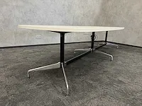 Vitra segmented - bootvorm design vergadertafel 340x120 - afbeelding 5 van  16