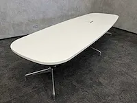 Vitra segmented - bootvorm design vergadertafel 340x120 - afbeelding 7 van  16