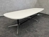 Vitra segmented - bootvorm design vergadertafel 340x120 - afbeelding 8 van  16