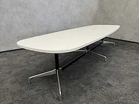 Vitra segmented - bootvorm design vergadertafel 340x120 - afbeelding 1 van  16