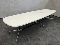 Vitra segmented - bootvorm design vergadertafel 340x120 - afbeelding 9 van  16