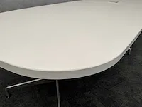 Vitra segmented - bootvorm design vergadertafel 340x120 - afbeelding 11 van  16