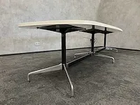 Vitra segmented - bootvorm design vergadertafel 340x120 - afbeelding 14 van  16