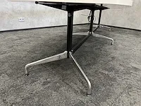 Vitra segmented - bootvorm design vergadertafel 340x120 - afbeelding 15 van  16