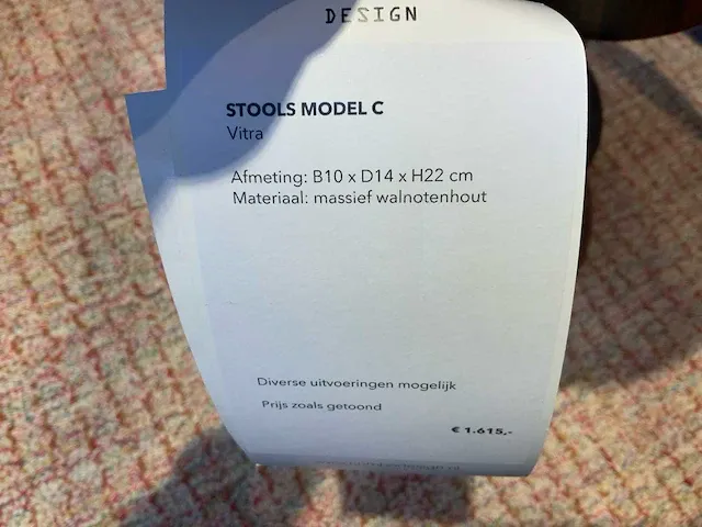 Vitra stools model c bijzettafel - afbeelding 4 van  4