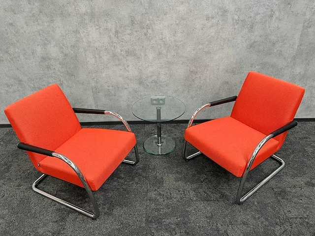 Vitra visalouge - fauteuil - koraal (2x) - afbeelding 12 van  17