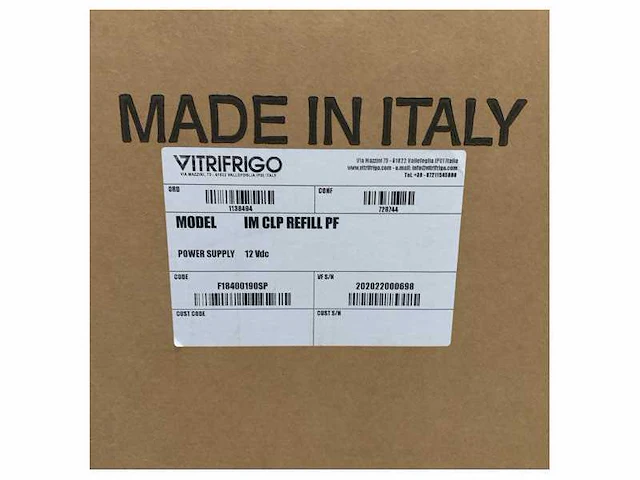 Vitrifrigo im clp refill pf marine stainless steel ice maker 12v - f18400190sp - afbeelding 3 van  9