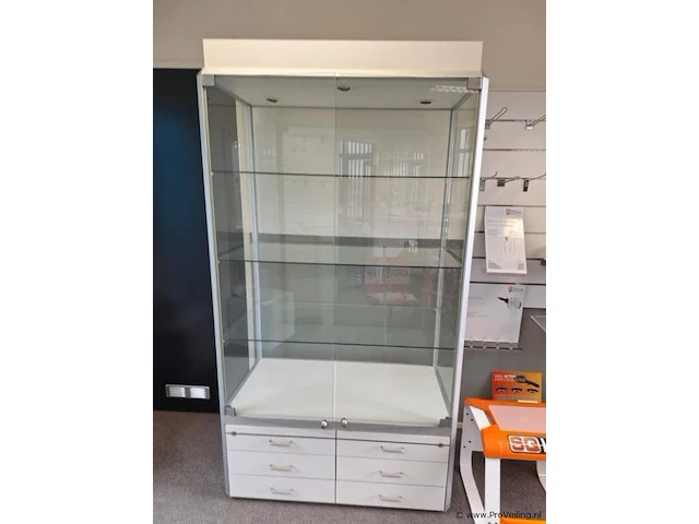 Vitrinekast - 110x60x204cm - afbeelding 1 van  4