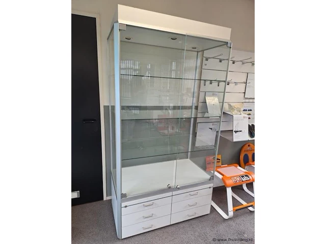 Vitrinekast - 110x60x204cm - afbeelding 2 van  4