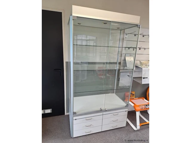 Vitrinekast - 160x60x204cm - afbeelding 2 van  5