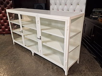Vitrinekast chesterfield, chesterfield, wit - afbeelding 3 van  6