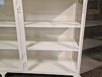 Vitrinekast chesterfield, chesterfield, wit - afbeelding 4 van  6