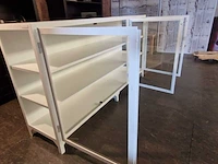 Vitrinekast chesterfield, wit - afbeelding 5 van  5