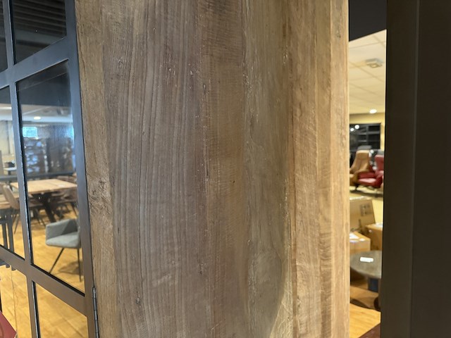 Vitrinekast, hout/metaal - afbeelding 5 van  5