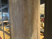 Vitrinekast, hout/metaal - afbeelding 5 van  5