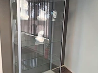Vitrinekast met verlichting - 100x40x191cm - afbeelding 1 van  5