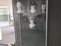 Vitrinekast met verlichting - 100x40x191cm - afbeelding 2 van  5