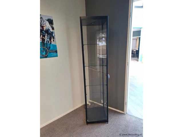 Vitrinekast met verlichting - 40x180cm - afbeelding 2 van  4