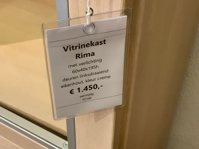 Vitrinekast - afbeelding 4 van  4