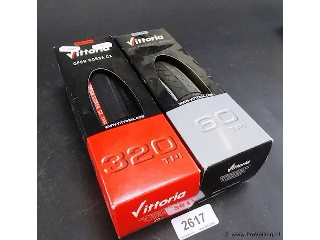 Vittoria open corsa cxiii 23-622 full black en vittoria zaffiro prof all black buitenbanden - afbeelding 1 van  5