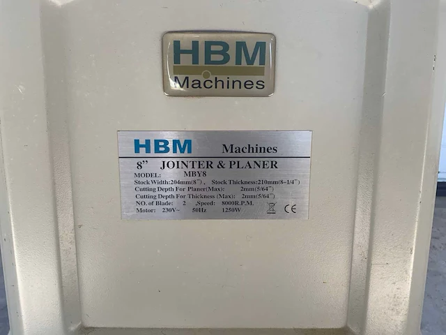 Vlakbank hbm machines - afbeelding 4 van  9