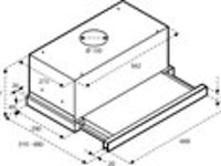 Vlakscherm afzuigkap rvs 60cm inventum, akv6004rvs - afbeelding 2 van  6
