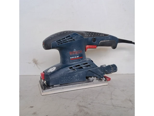 Vlakschuurmachine - 230mm - 230v, bosch, gss 23 ae, 2014 - afbeelding 1 van  5