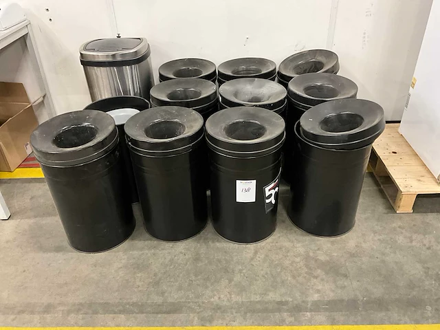 Vlamdovende prullenbak (10x) - afbeelding 1 van  3