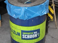 Vlamdovende prullenbak. hoogte 82 cm. - afbeelding 2 van  2