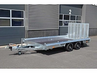 Vlemmix nieuwe machinetransporter 3500 kg (2 x as 1800 kg) 400x180x34cm 2024