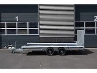 Vlemmix nieuwe machinetransporter 3500 kg (2 x as 1800 kg) 400x180x34cm 2024 - afbeelding 2 van  7