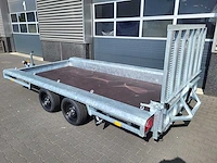 Vlemmix nieuwe machinetransporter 3500 kg (2 x as 1800 kg) 400x180x34cm 2024 - afbeelding 4 van  7