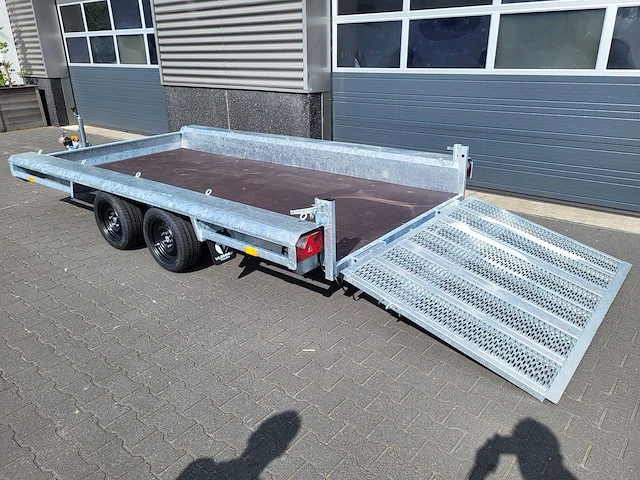 Vlemmix nieuwe machinetransporter 3500 kg (2 x as 1800 kg) 400x180x34cm 2024 - afbeelding 5 van  7