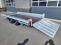 Vlemmix nieuwe machinetransporter 3500 kg (2 x as 1800 kg) 400x180x34cm 2024 - afbeelding 5 van  7