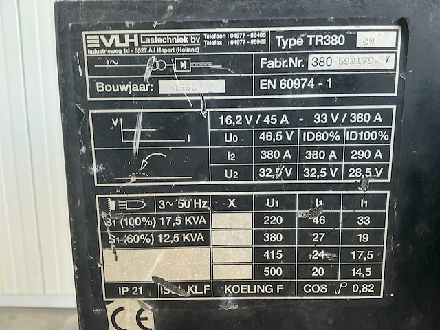 Vlh tr380 cw lasapparaat - afbeelding 8 van  8
