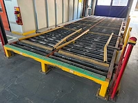 Vliegtuig ladingsbaan stalen rollenbaan met motoren (2x) - afbeelding 1 van  21