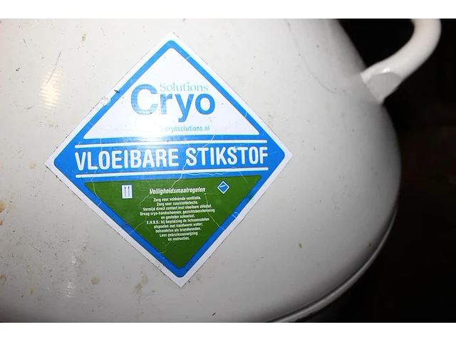 Vloeibaar stikstofvat (leeg) cryo solutions. - afbeelding 3 van  4