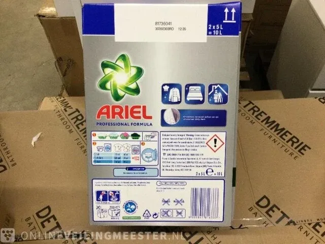 Vloeibaar wasmiddel ariel , witte was - afbeelding 3 van  3