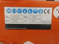 Vloerfreesmachine 230v trelawny, tfp200 230v, bouwjaar 2018 - afbeelding 7 van  7