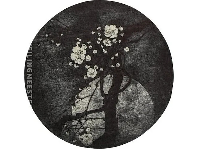 Vloerkleed bepurehome, night blossom, black - afbeelding 1 van  4